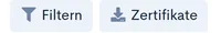 Buttons ‘Filtern’ und ‘Zertifikate’ im Tab ‘Kursteilnahmen’ der Benutzer-Detailansicht